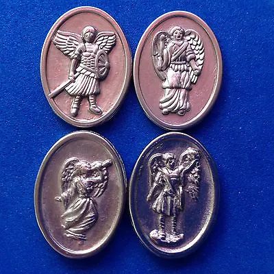 4 ARCHANGEL Pocket Token St Michael Raphael Gabriel Uriel Protection Saint Medal • $13.50