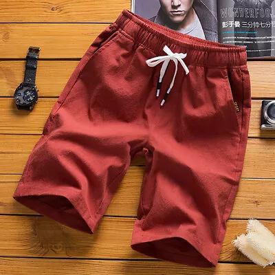 Men's Casual Shorts Outdoor Pants Sports Workout Hiking Fitness Summer Beach US❤ • $8.72