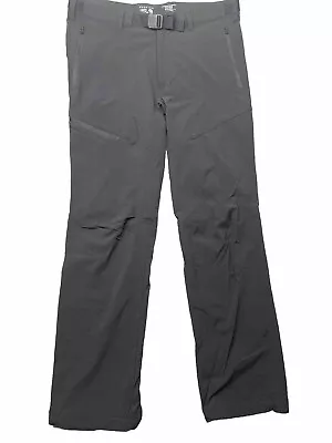 Mountain Hardware Chockstone Pants Mens 34x32 Black Trail Hiking Stretch Fabric • $35