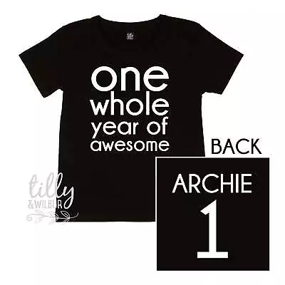 One Whole Year Of Awesome Boys 1st Birthday T-Shirt • $29.95