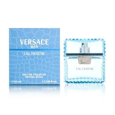 VERSACE MAN EAU FRAICHE EDT NATURAL SPRAY! 1.7 FL.OZ. NEW In Box! SEALED!  • $29.59