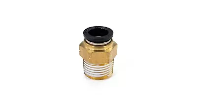 1/2  Male NPT To 1/2  Push To Connect Brass Fitting - Accepts 1/2  Air Line • $10.02