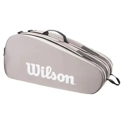 Wilson Tour 6 Pack Tennis Racquet Bag Stone • $99