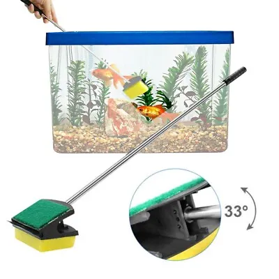 £6.55 • Buy 5in1 Fish Tank Aquarium Glass Cleaning Brush Fishnet Magnetic Cleaner Tool Kit