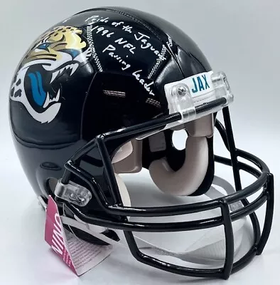 Mark Brunell Jaguars Signed Helmet Proline 96 Passing Leader JSA COA • $26.51