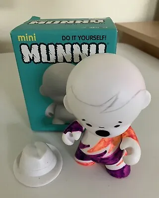 Mini MUNNY Do It Yourself! Vinyl Toy Kid Robot DIY Vinyl Art Figure 2008 (Used) • £4