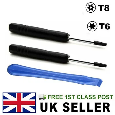 T6 T8 Torx Security Tamperproof Screwdriver Tool Set For Xbox One 360 Ps4 Ps3 • £2.45