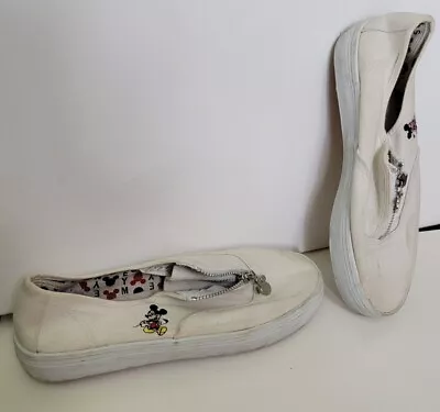 Mickey Mouse Unlimited Sneakers Canvas Slip On Shoes Vintage Disney Womens 6.5 • $20.64