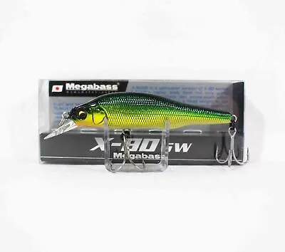 Megabass X-80 SW Slow Sinking Lure GG Golden Lime OB (1799) • $20.29