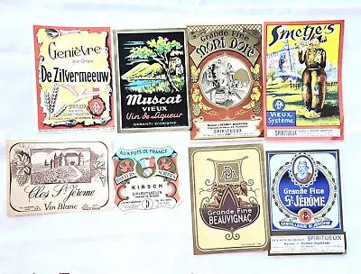 Vintage French 29 New Liquor Bottle Labels • $14.99