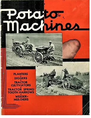 IH McCormick Potato Machines Planter Brochure International Harvester Farmall • $25