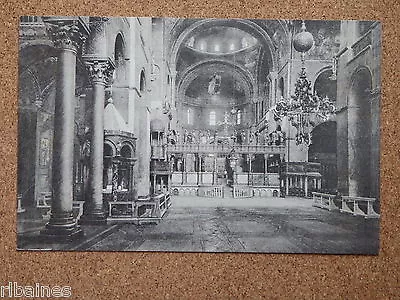 R&L Postcard: Venice Venezia Interno Chiesa S Marco Italy • £5