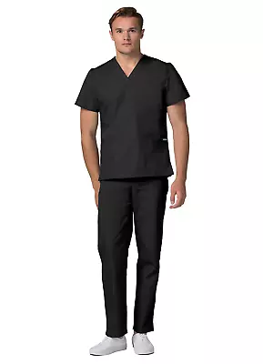 Adar Men's Medical Nursing Doctor Scrub Set Uniform V-neck Shirt & Pants • $34.19