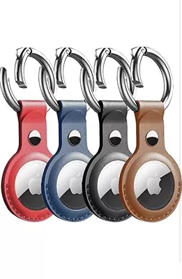 Heavy-Duty AirTag Keychain Holder - Easy-Access Anti-Lost Design - 4 Pack • $31.98