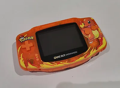 GBA Custom - IPS V2 - Premium Charmander Orange Shell - USB C Charging- 101 • £129.99