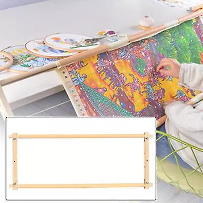 Embroidery Frame Wood Embroidery Stand For Hand Work Quilt Frame Stand • £17.27