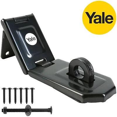 Yale HASP & STAPLE Double Flexible Hinge Offset High Security Door Padlock Lock • £19.34
