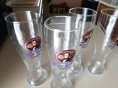 Hacker-Pschorr Weisse Tall Beer Glasses- Set Of 4 (0.5 Liter) • $23.99