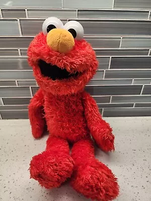 Sesame Street Tickleist Tickle Me Elmo 12  Plush 2016 Hasbro Talking Vibrate • $12