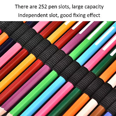 Pencil Case Printed Multi Layer Zipper 252 Slots Portable Pen Holder Storage FIG • £35.24