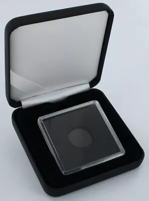 Coin Collector Storage Deluxe Black QUADRUM Presentation Case And Capsule • £6.59