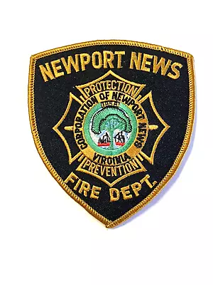 Vintage Newport News Virginia Fire Department Patch • $4.99
