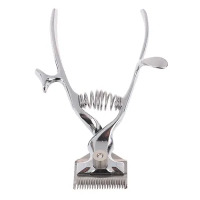 Manual Low Noise Hair Clipper Vintage Barber Hand Clipper Portable Hair Trimmer • $12.49