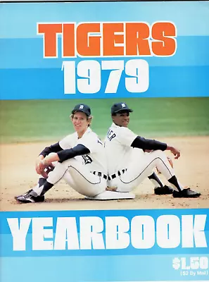 MINT 1979 Detroit Tigers Yearbook Baseball Magazine Mark Fidrych The Bird MLB • $10.99