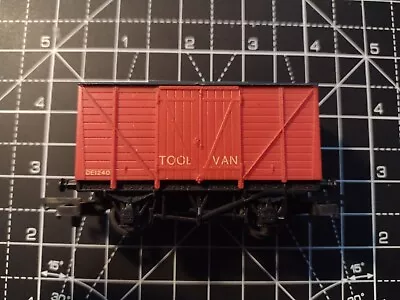 Lima OO Gauge Red Tool Vented Van DE1240 Unboxed Very Good Cond Used • £10