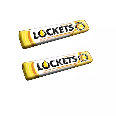 2 X Lockets Honey Lemon With Menthol Cough Sore Throat Blocked Nose Sweets • £3.49