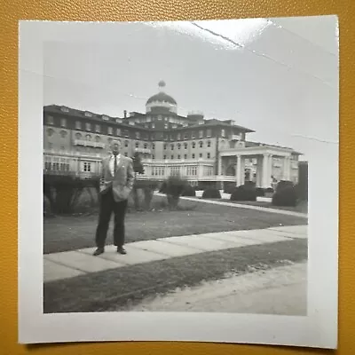 VINTAGE PHOTO Spring Lake New Jersey Hotel Monmouth Original NJ Snapshot • $15.60