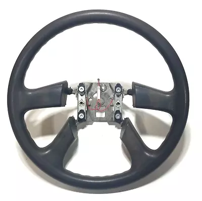 02-09 Chevy Trailblazer Steering Wheel OEM Black Rubber Envoy Rainier Silverado • $60.29