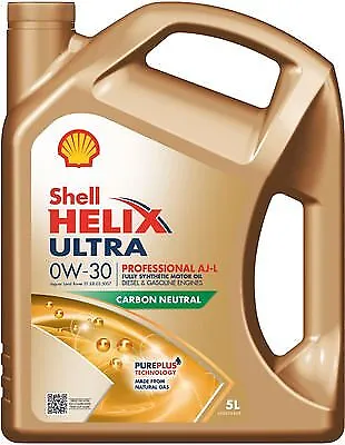 £45.93 • Buy Shell Helix Ultra Professional 5L Engine Oil 5 Litre 0W30 AJ-L 550047974