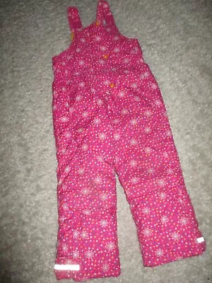 Girls HANNA ANDERSSON  Insulated Ski Snowpants Snow Pants Bibs Sz 120 (6/7) • $25