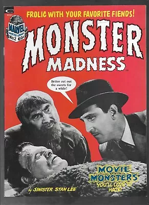 MONSTER MADNESS #2 1973 Marvel Magazine By Stan Lee  FRANKENSTEIN Plus • $36.95