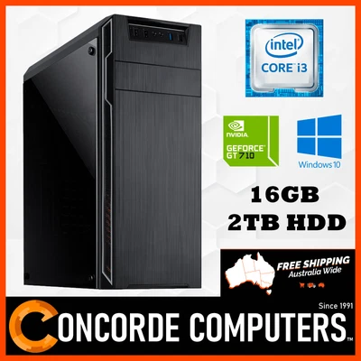 $699 • Buy Intel Quad Core | 16GB | 2TB | Gaming Computer System Office Desktop PC I3 I5 I7