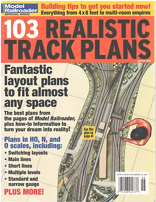 MODEL RAILROADER Magazine Winter 2014 Special Issue 103 Realistic Track Plans • $17.99
