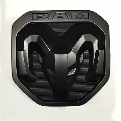 1x OEM Ram Rear Tailgate Emblem Badge Decal Ram 1500 2500 3500 Black Fit 2019 • $43.96