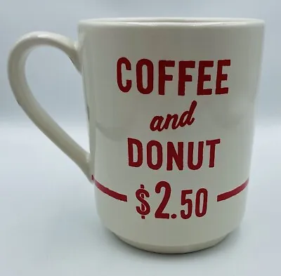 Kate Spade New York Lenox 4 1/2 Inch Ceramic “Coffee And Donut $2.50” Coffee Mug • $10