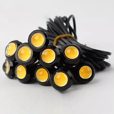 10X 9W LED 18MM Eagle Eye Car Motor Daytime Running DRL Tail Backup Lights Bulb • $8.99