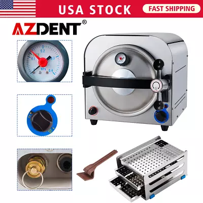 Dental Lab Equipment 14L Autoclave Steam Sterilizer Medical Sterilization 900W • $469.20