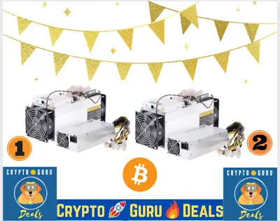 🎇🎇NEW YEAR STEAL 2 S9 2 PSU Bitmain Antminer Bitcoin USA Not S17 M20S S19 🎇🎇 • $185