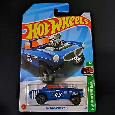 2024 Hot Wheels Volvo P1800 Gasser #153 New H Case Mainline International Card • $2