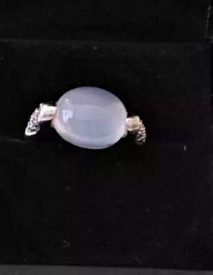 £25 • Buy  925 Jelly Opal Ring Stunning Design And Colour White Spinel  Detailed Shoulders