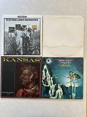 ROCK Vinyl LP Lot - Electric Light Orchestra - Jethro Tull - Kansas - Uriah Heep • $14.75