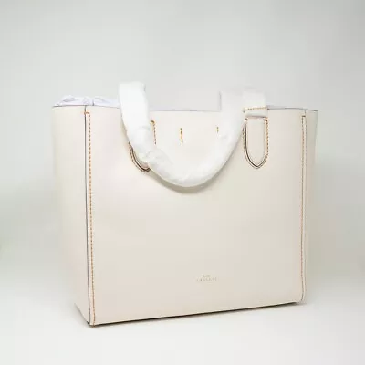 NEW Coach Derby Genuine Leather Shoulder Purse Tote Bag Ivory Chalk • $192.50