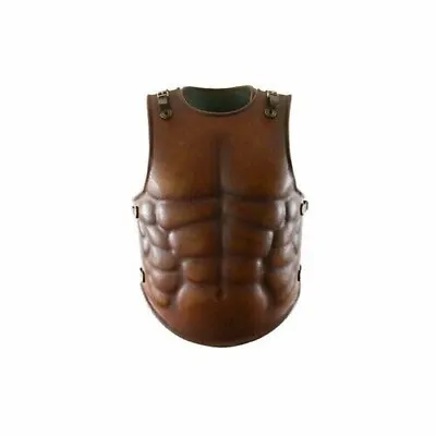 Roman Leather Breastplate Greek Medieval Cuirass Muscle Body Armor Larp Cosplay • $143.10