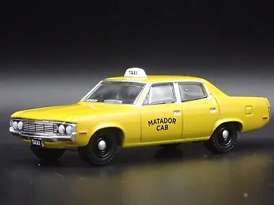 1972 72 Amc Matador Taxi Cab 1:64 Scale Collectible Diorama Diecast Model Car • $17.11