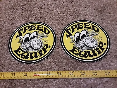  Moon Eyes Speed Equip Vintage Style Racing Decals Stickers NHRA Nascar Hot Rod  • $8.95