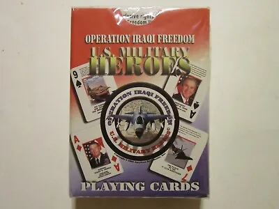 Operation Iraqui Freedom U.S. Military Heros Playing Cards Sealed • $4.99